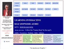 Tablet Screenshot of hypnosis-audio.com